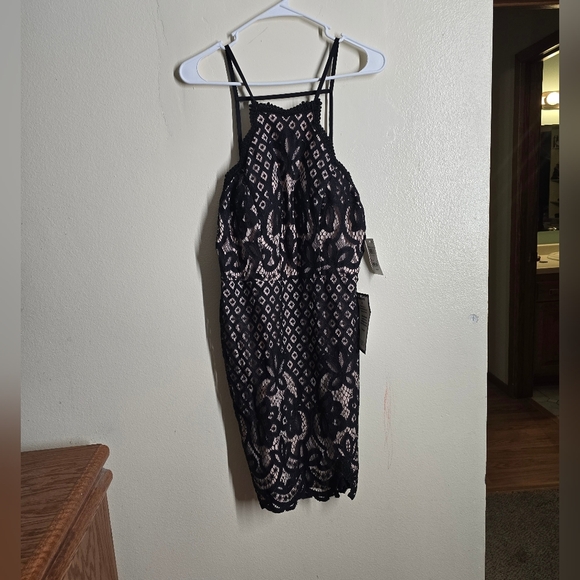 City Studio Black Midi Dress - Picture 1 of 4